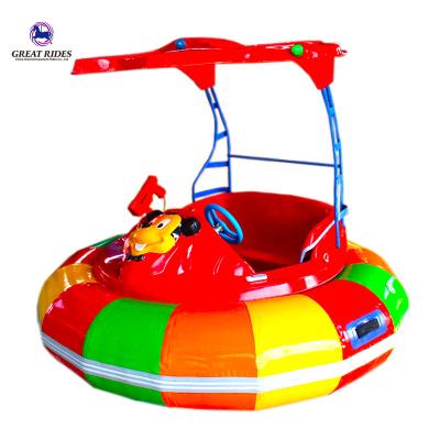 China Amusement Park Fiberglass Electric Kids Water Play Equipment Inflatable Bumper Boat For Sale for sale