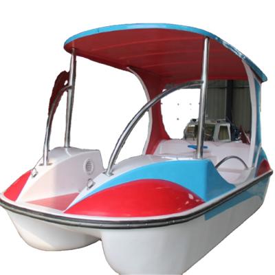 China Original manufacturer fiberglass cheap water park fiberglass pedal boat for lake for sale