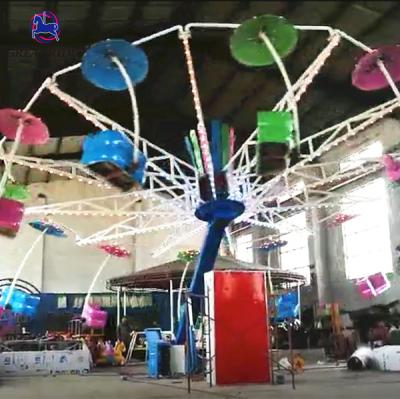 China Direct FRP+steel alibaba amusement park supplier family rides double flight for sale for sale