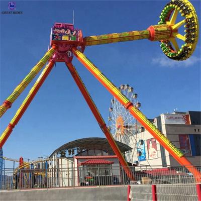 China Hot Sale FRP+steel Theme Park Amusement Attraction 32 Thrilling Seats Swing Big Pendulum Hammer Rides For Adults for sale