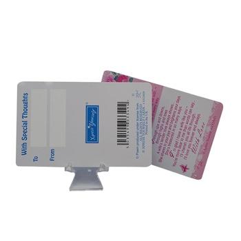 China Waterproof/Waterproof Silk Screen Printing PVC Card Discount Card Membership Loyalty Card With Barcode for sale