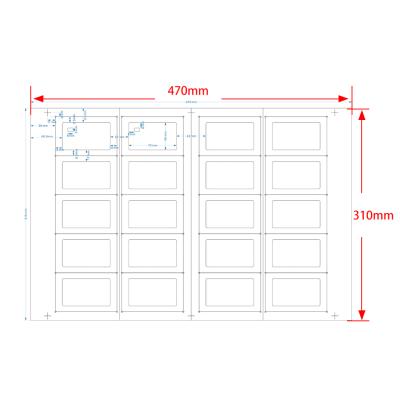 China Waterproof / Waterproof Card Factory Supply TK4100 PVC Card Inlay Sheet With A4 Size 2*5 Layout for sale