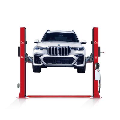 China Two Side Hydraulic Car Lift 4000Kg 2 Post Manual Actuator 2 Post Lift 4.0T Electric Post Lift for sale