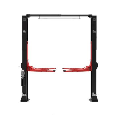 China 6300KG clearfloor gantry 2 posts vehicle lifts two posts hydraulic automatic overhead garage 2post garage 2post lift 300*112*711cm for sale