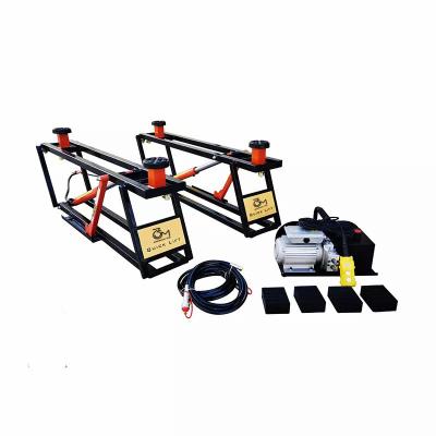 China Quick Service Mini Car Lift Used For Emergency Vehicle Repairing Portable Hydraulic Scissor Car Lift 1815*375*110+510*350*410mm for sale