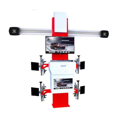 China 3D Wheel Aligner Equipment Wide Tire Aligner Four Wheel Aligner Machine 2760*320*270mm for sale