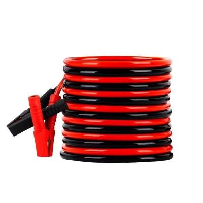 China 4M 2500A Car Battery Power Backup Cable Copper Clad Aluminum Jump Start Firing Line Power Wire Copper Clip Clamp Push Cord Ignition Wire for sale