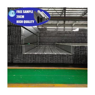 China Greenhouse Frame Structure Hot Dip Galvanized Square Steel Pipe Tube for sale