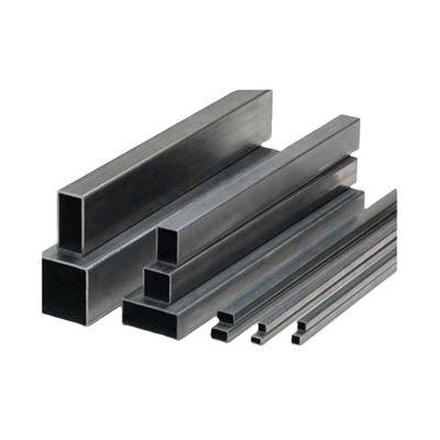 China Structure Pipe Carbon Steel Pipe Black Iron 2.5 Inch Black Square Hollow Rectangular Pipe for sale