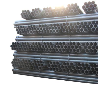 China Fluid Pipe ERW Around Philippines Welded Carbon Black Round Steel Pipe Price List for sale