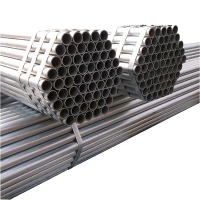 China Structure Pipe Hot Dip Galvanized Greenhouse Structure Round Steel Tube for sale