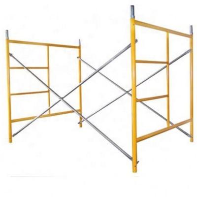 China JZY industrial q235 fabricated ladder frame scaffolding set for construction for sale