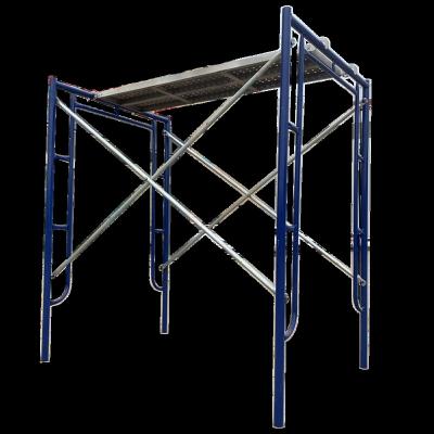 China Modern Blue Finish H Frame Outdoor Scaffolding With High Quality for sale