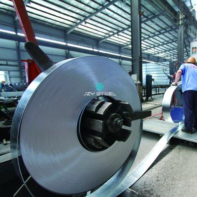 China Making Pipes High Tensile Galvanized Steel Strap Metal Metal Sheet Steel Strips For Packing for sale