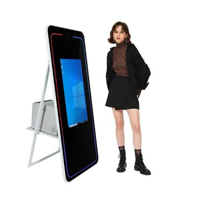 China Hot Selling SDK 2021 Selfie Photo Booth I Magic Mirror Photo Booth Selfie Photobooth Shell Photo Booth Kiosk Machine for sale