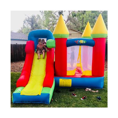 China Customized PVC Factory Price Nylon Oxford Playground Yard Kids Inflatable Bouncy Jumping House for sale