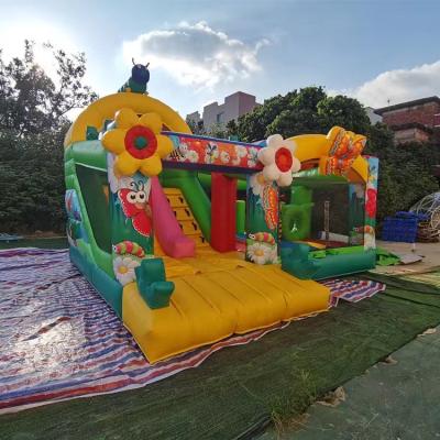 China PVC Inflatable Bouncer Pool Slides Inflatable Bouncer Inflatable Slide Bouncer Water Castle Jumping Slide for sale