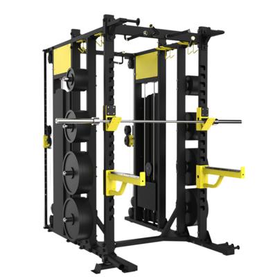 China Universal Gym Squatting Equipment Stand Trainer Smith Machine Fitness Squat Power Multifunctional Stand for sale