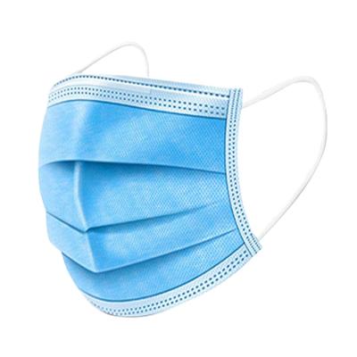 China Large Size Nonwoven Diapers Adults Disposable 3 Ply Protective Face Mask for sale