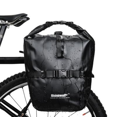 China Rhinowalk Waterproof 20 Liter Bicycle Pannier Pack Bike Rack Luggage Bag Rear Cycle Bikepacking For Fat Gravel Bike for sale