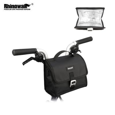 China Rhinowalk Bicycle Handlebar Bag Thermo Waterproof Bike Insulated Handle Bar Bag Durable Recycle Pack for sale