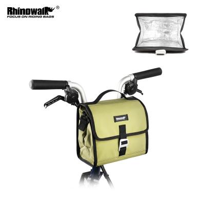 China Rhinowalk Bicycle Handlebar Bag Thermo Waterproof Bike Insulated Handle Bar Bag Durable Recycle Pack for sale