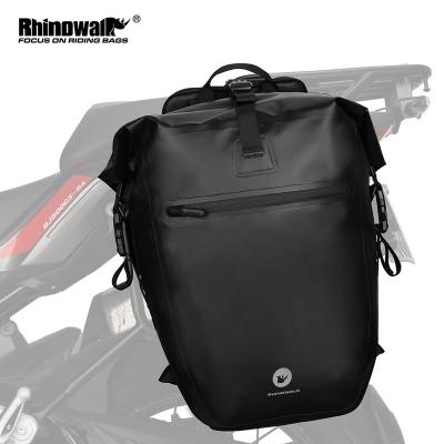 China Top Design Waterproof Rhinowalk Motorcycle Pannier Bag 27L Side Bag For Motor Bike Cargo Saddle Bag for sale