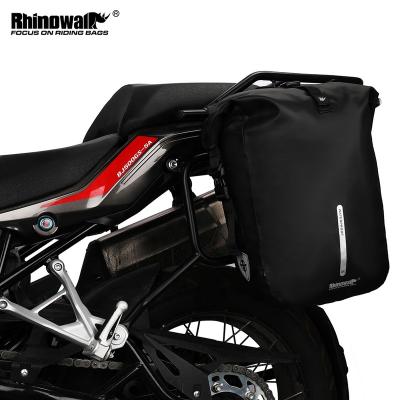 China Top Design Waterproof Rhinowalk Motorcycle Pannier Bag 27L Side Bag For Motor Bike Cargo Saddle Bag Backpack Travel for sale