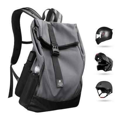 China Large Capacity Rhinowalk Cutsom Logo 45L Motorcycle Helmet Backpack Large Computer Recycling Backpack For Motorcycle Adventure for sale