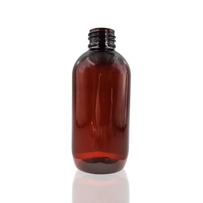 China Wholesale 10oz 150ml Amber Frosted Plastic Spray Bottle Pet Alcohol Bottles Body Sanitizer Lotion Bottle Plastic Gel Pump Cosmetic Bottle for sale