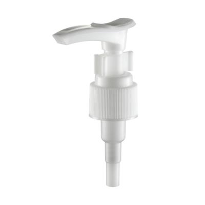 China Non Spill Customized 20/410 White Plastic Clip Lock Cosmetic Lotion Dispenser Pump 1cc for sale