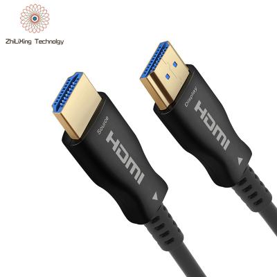 China HOT SALE 3D car hdmi cable 2.0 HDMI 2.1 fiber cable 5m 10m 15m 20m 25m 50m 100m 1080p 4k 8k for TV PC for sale