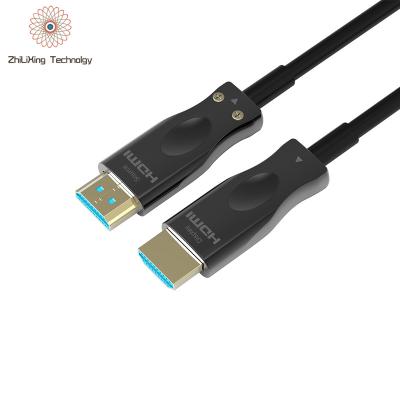 China Factory Price New Arrival Car OEM Purchase HDMI 2.0 AOC Fiber Optic HDMI Cable 2k 4k 8k 60hz HDMI Cable 20M 40M 50M 100FT 100M for sale