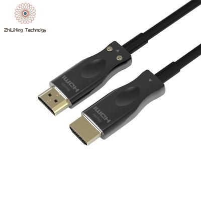 China High Speed ​​Car HDMI Cable Support 3D 4K 60Hz 1080P Fiber Optic Male To Male HDMI Fiber Optic Cable for sale