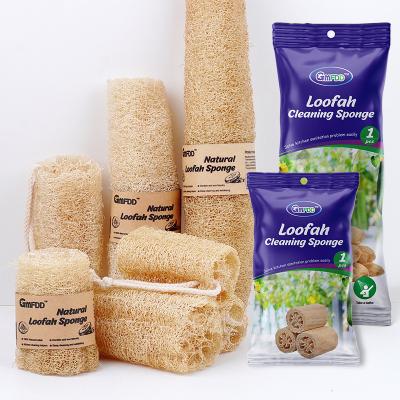 China All Natural Loofah Sponge Loofah Sponge Eco-Friendly Loofah Cleaning Pot Brush Kitchen Dishwashing Brush Bath Flower Eco-Friendly for sale