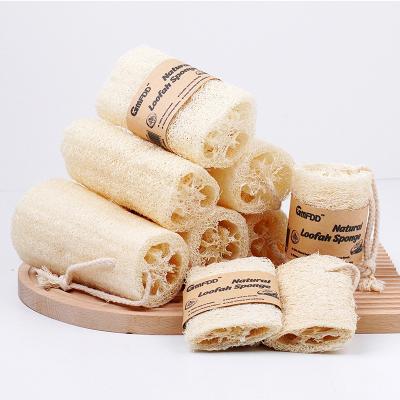 China All Natural OEM Loofah Bath Sweep Loofah Soft Sponge Skin Care Bathtub Dishes Brush Pot Natural Cleaning Biodegradable Cleaning Brush for sale