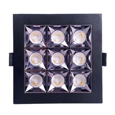 China Embeded ETL LED Nuggets Recessed Downlight 9 Cell Architectural Cluster Downlight With Separate Junction Box IC Rated 27 Watt for sale