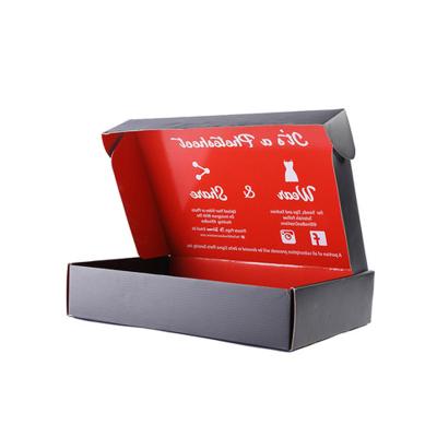 China Recycled Materials Customize Foldable Luxury Paper Gift Cardboard Shipping Box For Garment Clothing T-shirt Packaging Shipping for sale