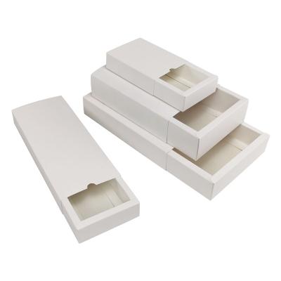 China Recyclable Cheap White Drawer Cardboard Can Be Printed With Logo And Can Be Customized for sale