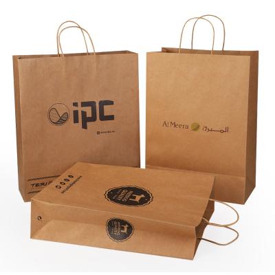 China Paper Carrier Bags Recyclable Custom Personalized Large Kraft Paper Gift Party Pouch Mailing Bags for sale