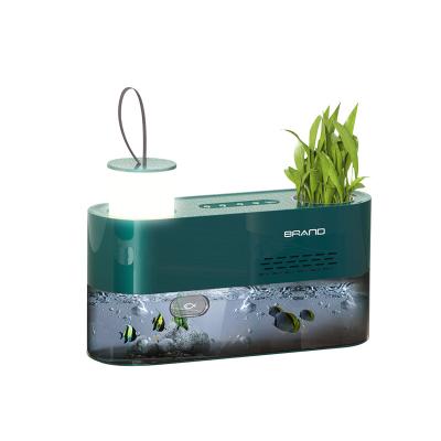 China Contemporary OEM Available Eco Friendly Feeding Lamp Toys Small Aquarium Light Plant Growing Table Lamps for sale