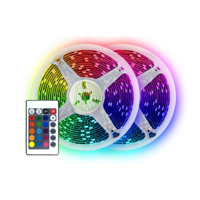 China Desktop China wholesaler usa market 5m rgb hot selling colorful 5v usb led strip power strip with usb cable for sale