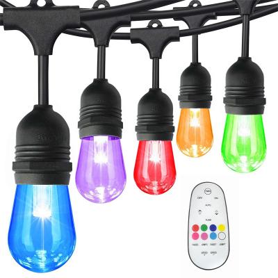 China Outdoor Hanging Patio Chair Decoration 165W Christmas Wall Light Solar Scallop Led String Lights For Outdoor Indoor Festival for sale