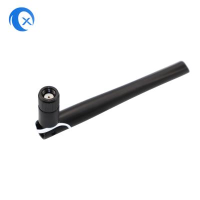 China 2.4GHz 2dBi Foldable Rubber Duck WiFi Antenna with Reverse Pole SMA Male Connector for Routers and Walkie Talkie for sale