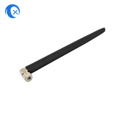 China High Gain 5dBi Fixed 90 Degree External Rubber Right-Angle RP SMA Male Connector 2.4GHz Antenna for HD Security Camera for sale