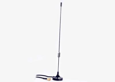 China Black / White RG174 GSM External Antenna RG174 Mag Mount Antenna 50OHM Impedance for sale