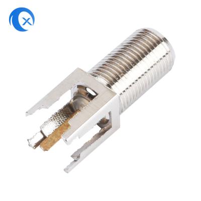 China Tipo hembra del hardware F de la máquina del CNC del RF de la telecomunicación del conector para el cable coaxial en venta