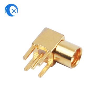 China Piezas aéreas del conector de la máquina MMCX del CNC del conector del RF del metal para el adaptador del cable en venta