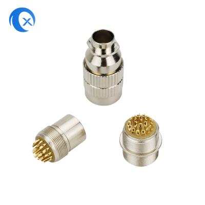 Chine Métal 22pin en alliage de zinc Jack Connector micro circulaire va-et-vient de nouveau venu à vendre