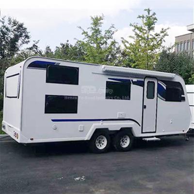 China 24 FT 7M Travel Rvs Heavy Duty 2 Piece Australian Camper Trailer Custom Design Motorhome Off Road for sale